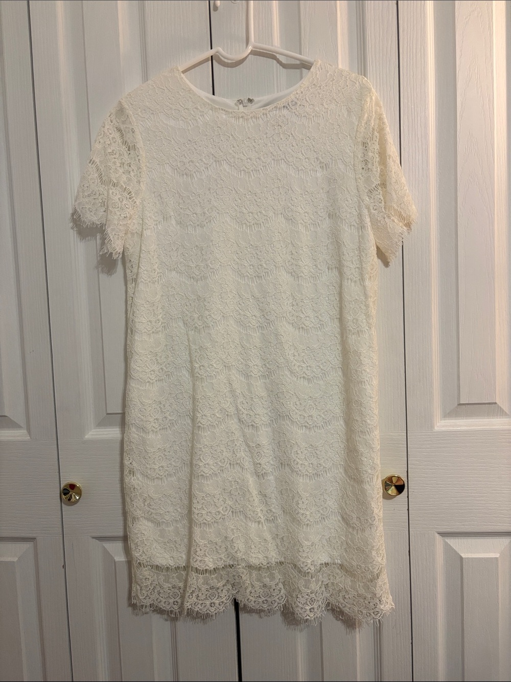 Lulu's Lace Short Sleeve Dress